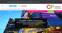 Desktop Screenshot of criticalpowersupplies.co.uk